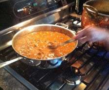 Making A Delicious Gumbo From A Roux!